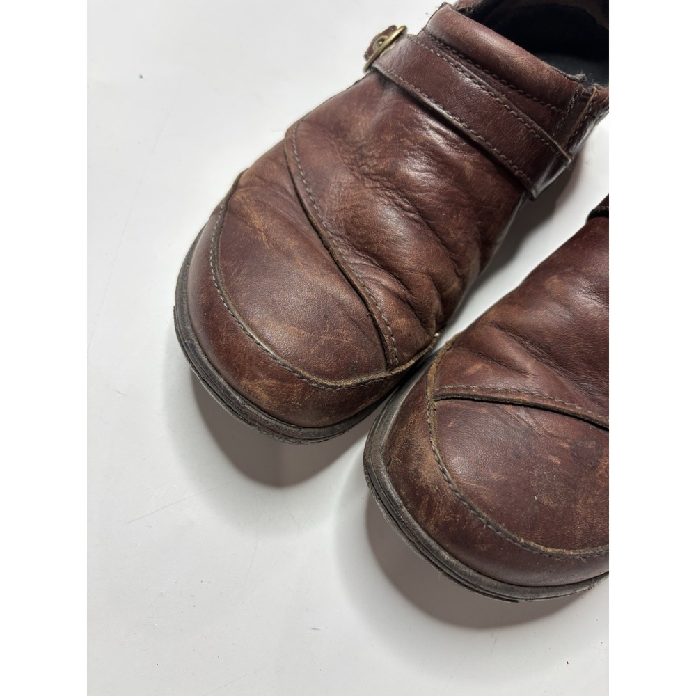 Merrell Dassie‎ Women's 8.5 Brown Leather Mules Clogs EU36 Shoes Buckle J59992 - Picture 2 of 7